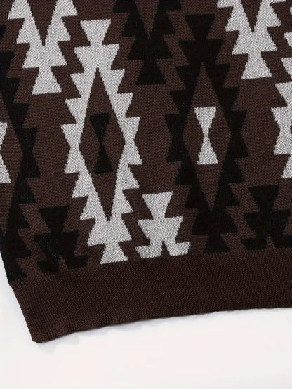 Ethnic Style Pattern Short Sleeve T-Shirt